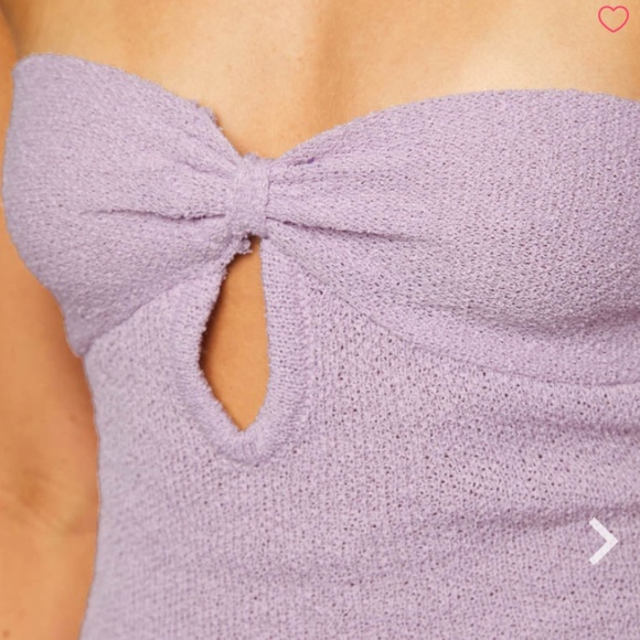 Ciela Lavender Knit Mini Dress - Picture 4 of 4